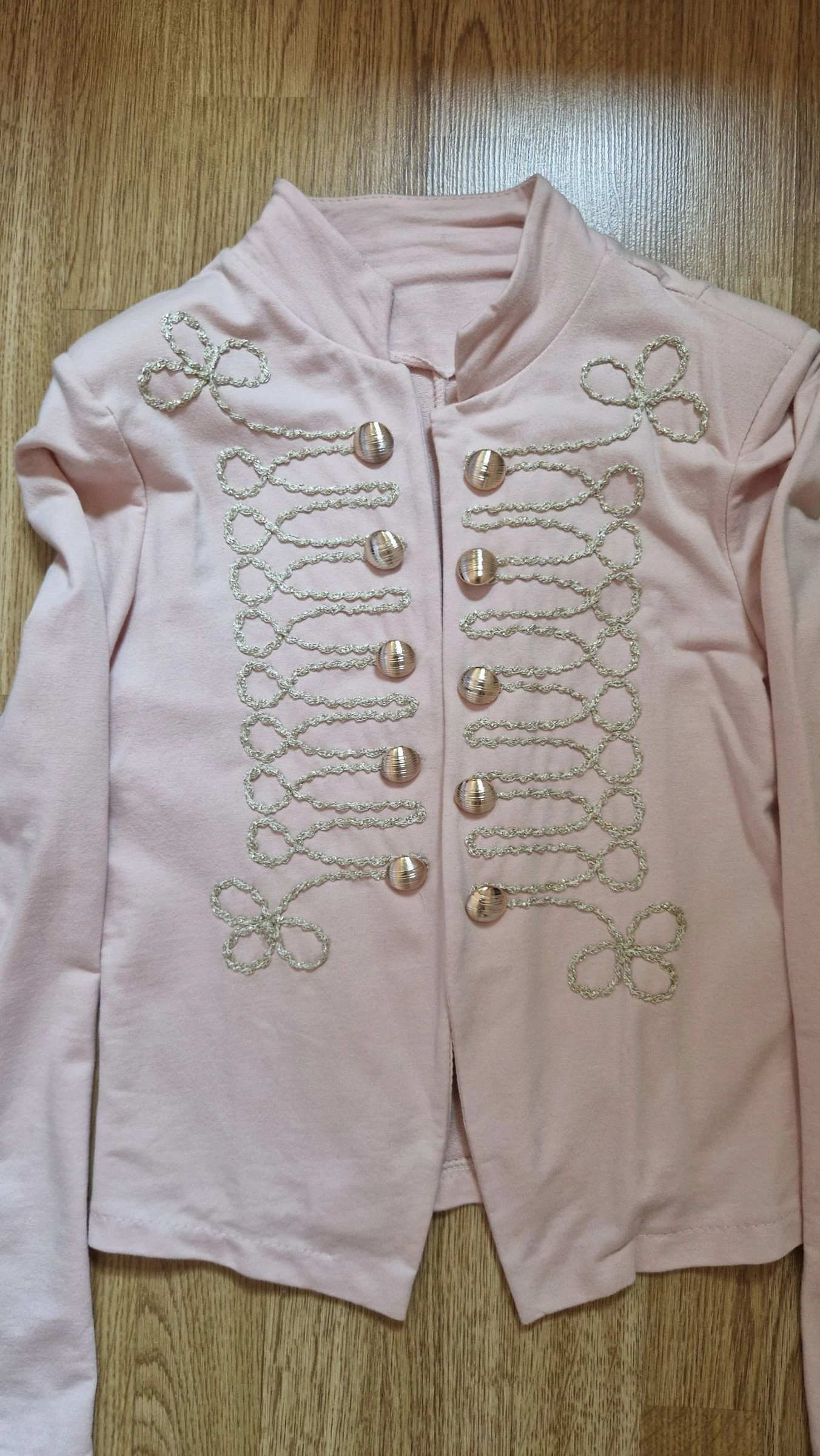 Chaqueta blazer rosa militar Vestidor de Poupee talla M – photo 2